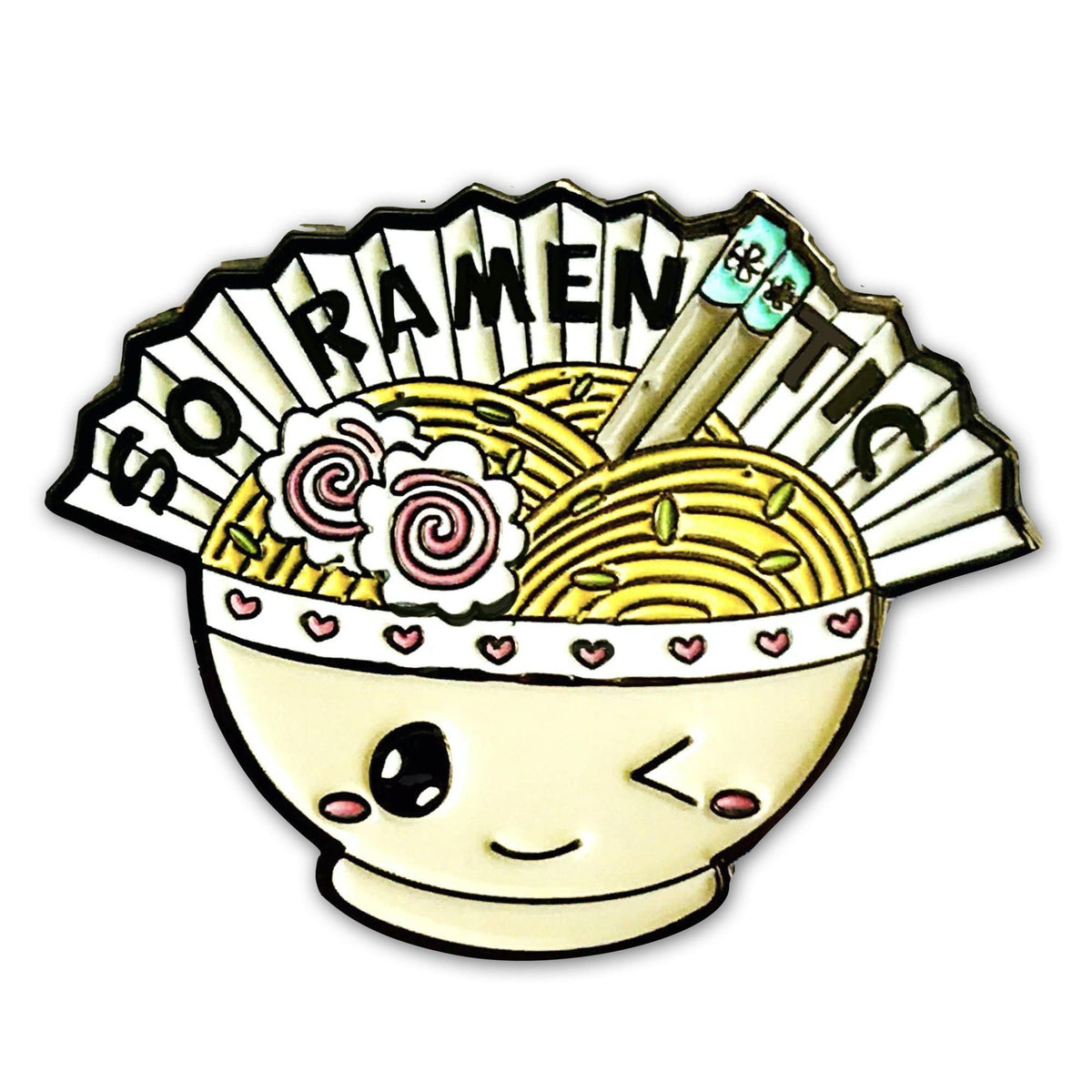So Ramentic enamel pin by Pinbuds