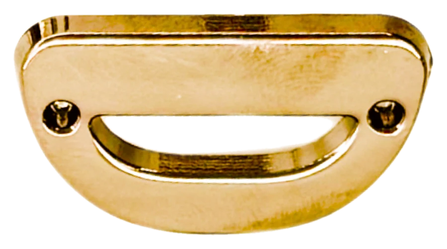 Gold D-ring, front